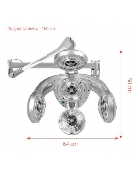 Gabbiano wall-mounted infrazone GD-505W black