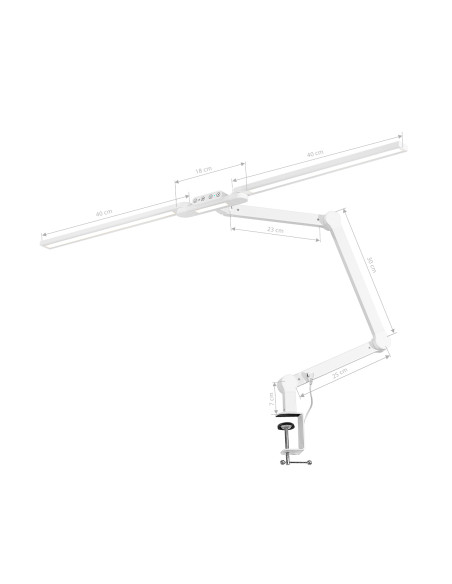Glow L04 tabletop treatment lamp white
