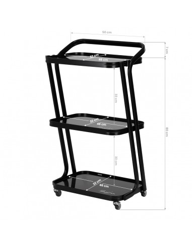 Pro-Ink Cosmetic Table 6701 black