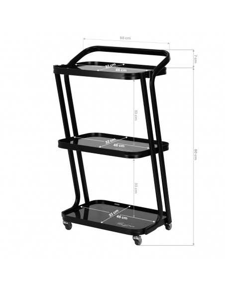 Pro-Ink Cosmetic Table 6701 black