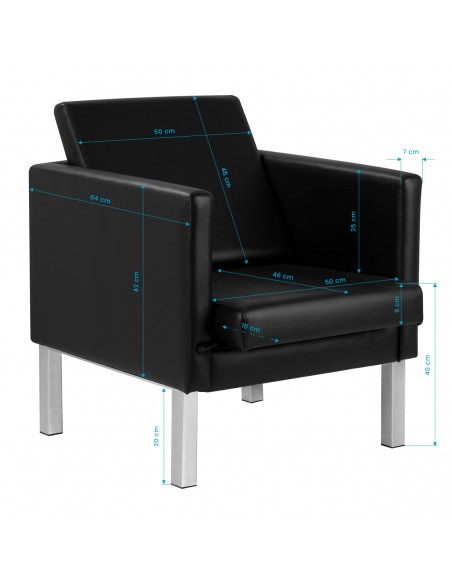 Gabbiano waiting room chair BM18011