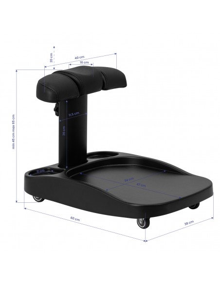 Azzurro paddling pool trolley black