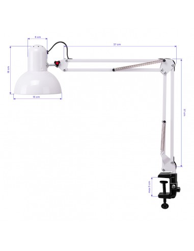PiX 314 desk lamp white