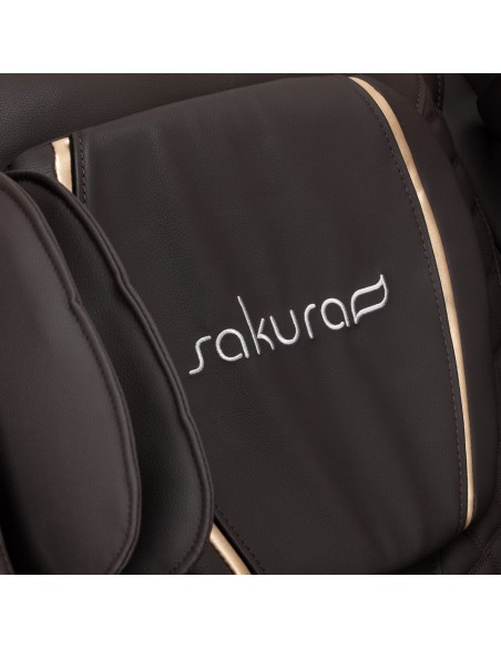 Sakura massage chair 306A wooden leather