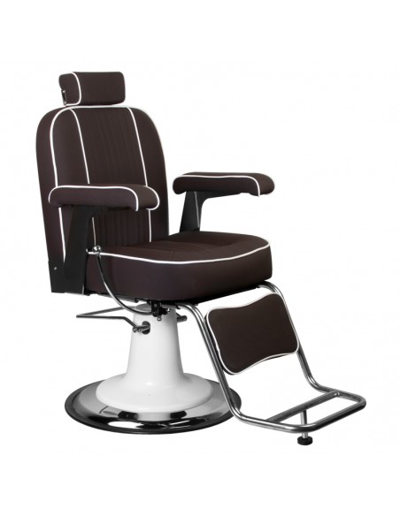 Gabbiano amadeo brown barber chair