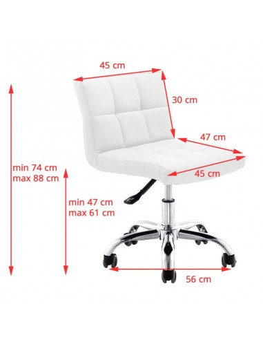 Cosmetic chair a-5299 white