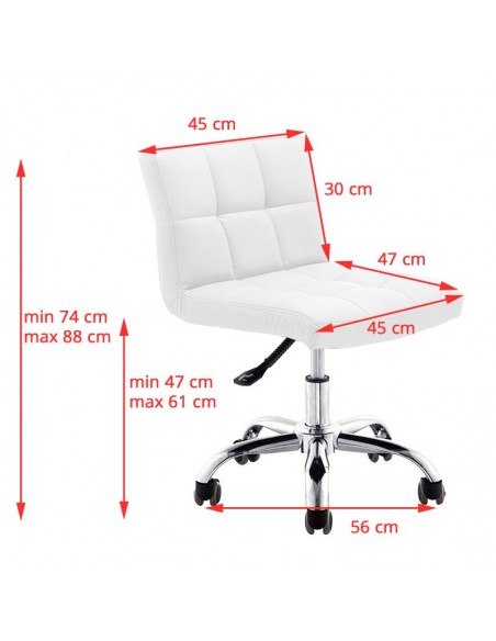 Cosmetic chair a-5299 white
