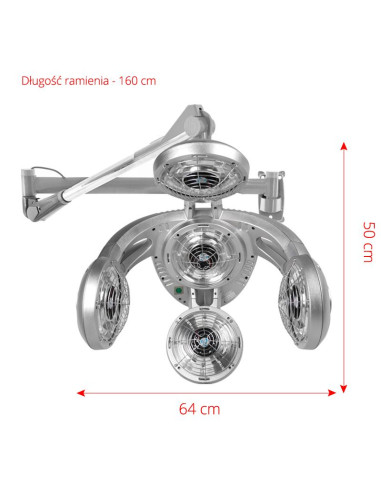 Gabbiano infrazon hanging gd-505w silver