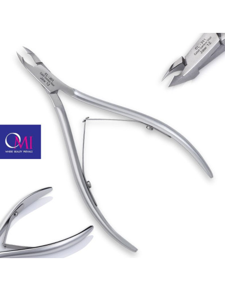 Omi pro-line clippers cl-201 cuticle nippers jaw12 / 4mm lap joint