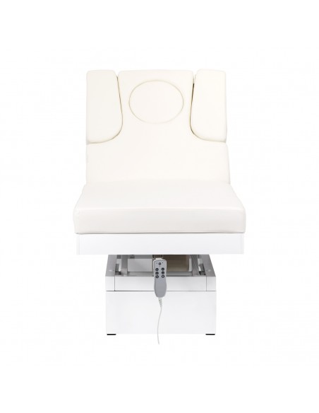 Spa cosmetic couch azzurro 815b in shiny white