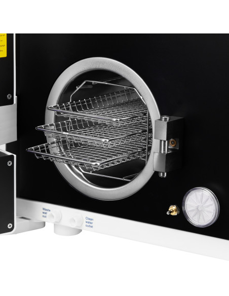 Lafomed autoclave premium line lfss12aa lcd with 12l class b medical printer