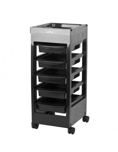 Gabbiano hairdressing trolley 048A black