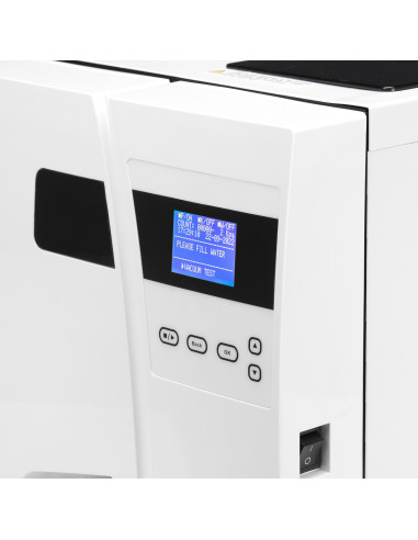 Lafomed autoclave premium line lfss18aa lcd with 18l class b medical printer