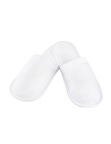 Terry slippers full of white