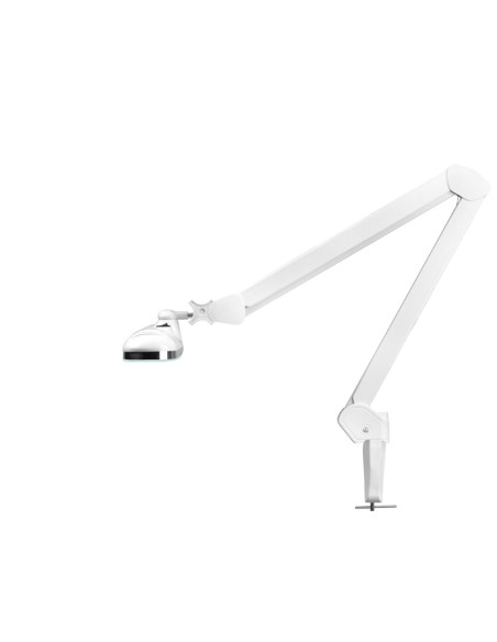 Elegant LED workshop lamp 801 l with a vice reg. white light intensity