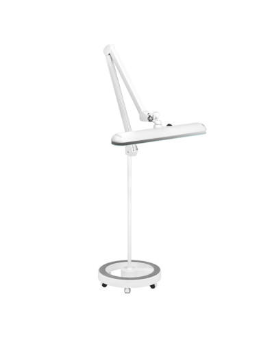 Elegant 801-s LED workshop lamp with a standard white tripod