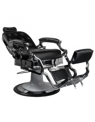 Gabbiano Ernesto barber chair in black