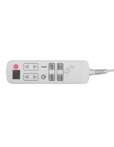 Spa cosmetic bed azzurro wood 815b heated light gray