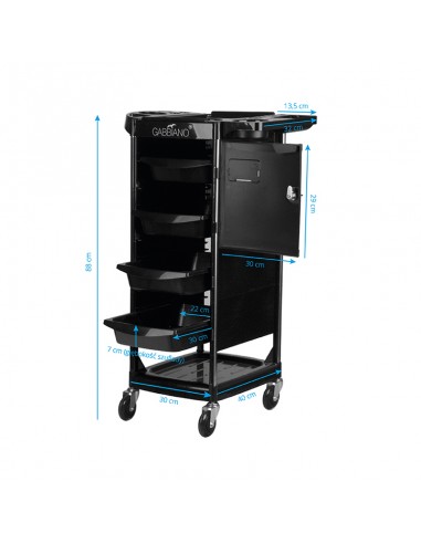 Gabbiano hairdressing assistant fx10c black