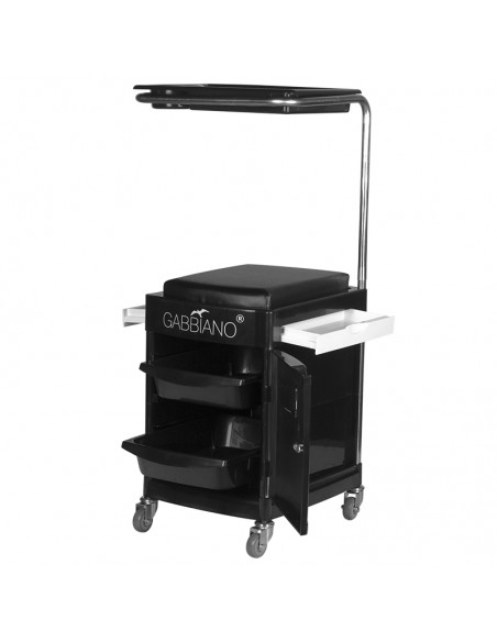 Helper - 23 plus black pedicure stool