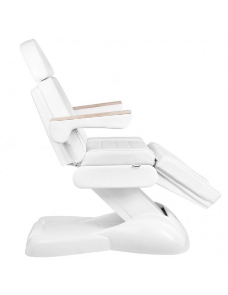 Electric cosmetic chair lux 273b + stool 304 white