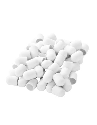 Exo Abrasive cap 13mm / 220 100 pcs hard cap white