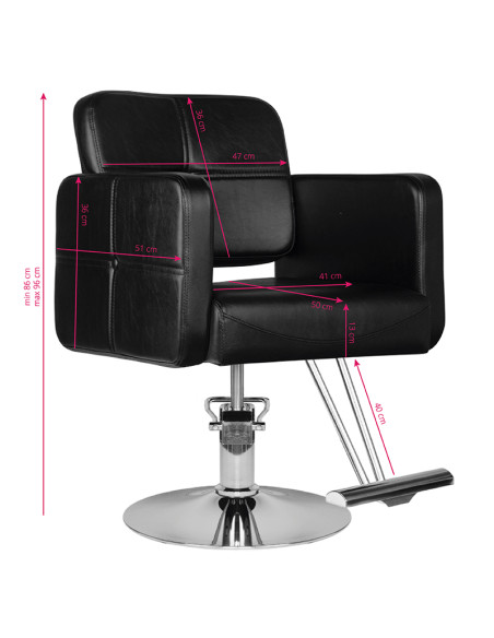 Hair system barber chair hs10 black