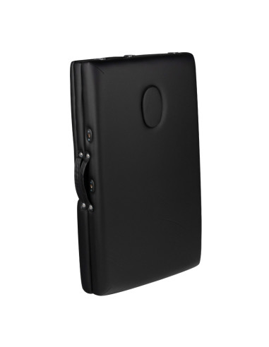 Folding massage table, aluminum, comfort, 2 black segments