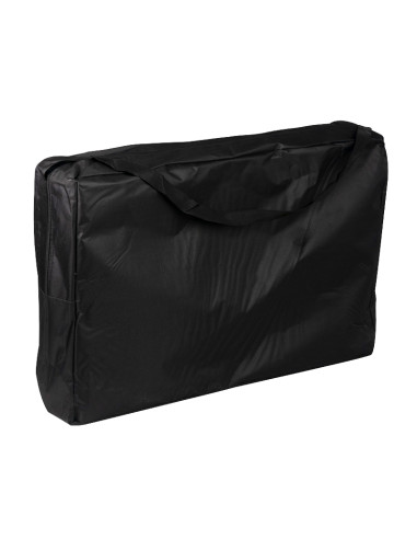 Folding massage table, aluminum, comfort, 2 black segments