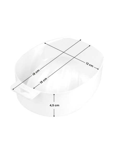 Manicure bowl white