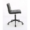 Hroove Salon Chair on Wheels - Black chairs on wheels BFHR1015K