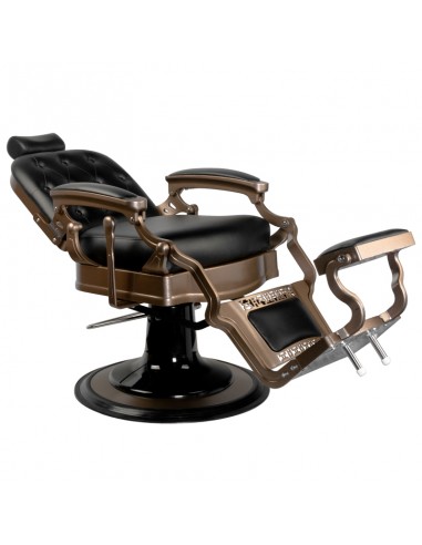 Old Ernesto Black Barber Chair Gabbiano