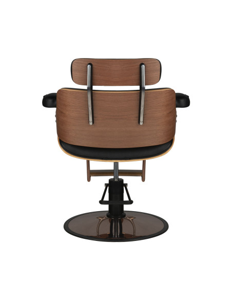 Gabbiano hairdressing chair florence black walnut