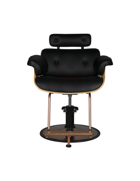 Gabbiano hairdressing chair florence black walnut