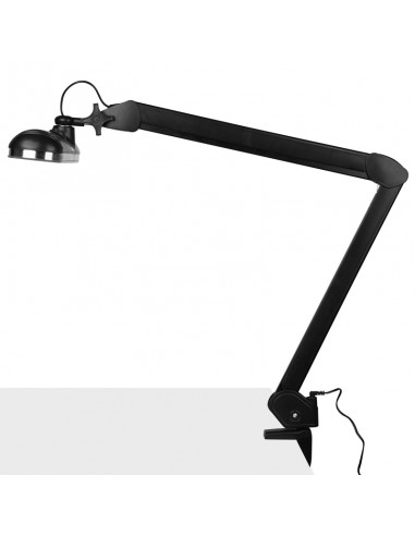 Elegant LED workshop lamp 801 l with a vice reg. black light intensity