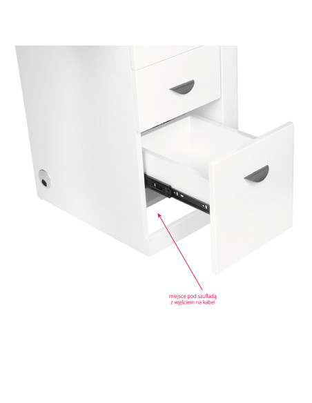 Cosmetic desk 310 white right