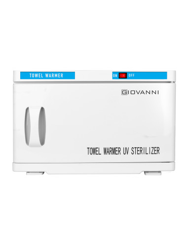 Towel warmer with uv-c 16l sterilizer white