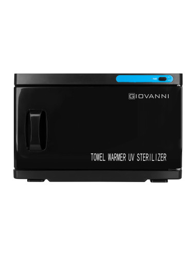 Towel warmer with uv-c 16l black sterilizer