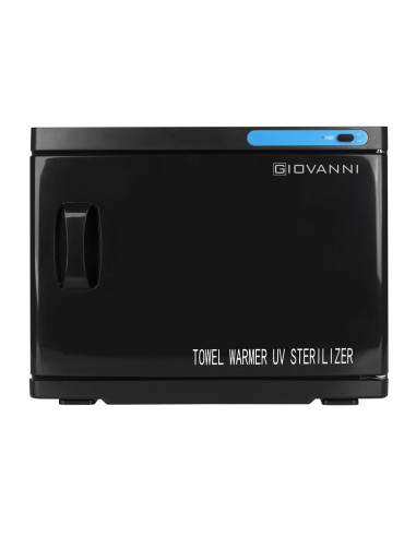 Hand towel warmer with uv-c 23l black sterilizer