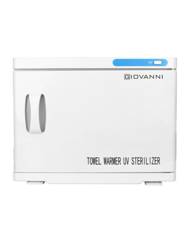 Towel warmer with uv-c 23l sterilizer white