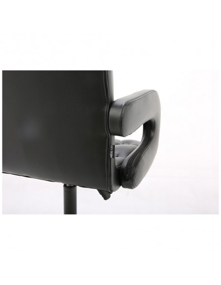 Hroove Salon Chair On Wheels Black BFHR8404K Bella Furniture Ireland