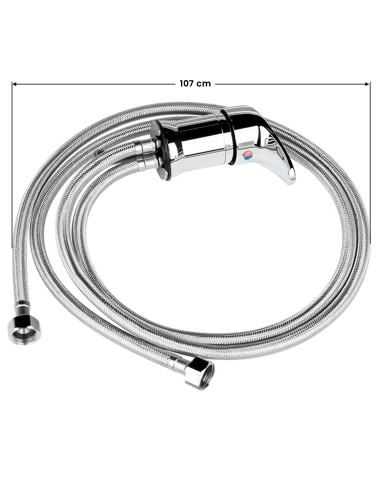 Chrome barber wash battery