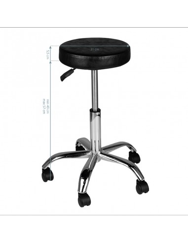 Cosmetic stool am-310 black