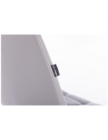 Hroove Salon Chair - Grey  Leather Bella Furniture Ireland BF590N