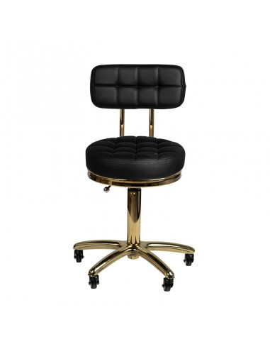 Cosmetic stool gold am-961 black