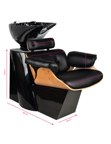 Gabbiano hairdressing wash unit florence black
