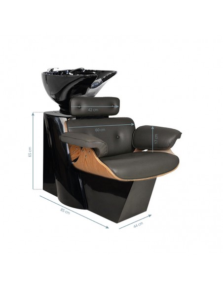 Gabbiano barber wash unit florence gray