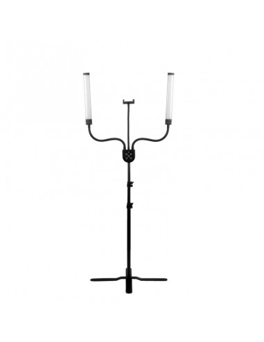 LED lamp for eyelashes and makeup polluks iv type msp-mj-02 black with a remote control