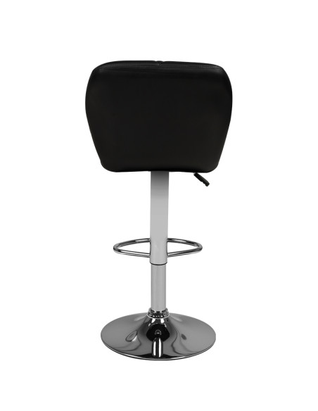 Bar stool m06 quilted adjustable black