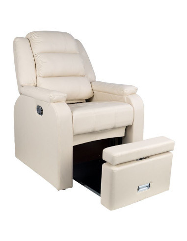Spa chair for pedicure hilton cream